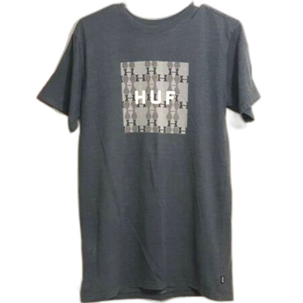 HUF Mens Sz Medium Dark Gray Short Sleeve T-shirt